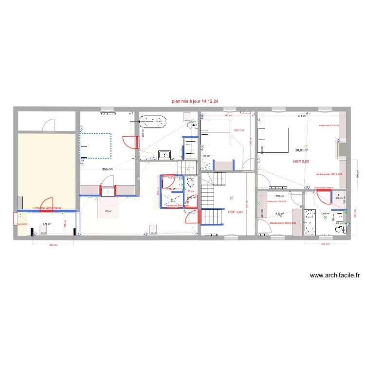 &eacute;tage DROITE DEF 14 12 24. Plan de 