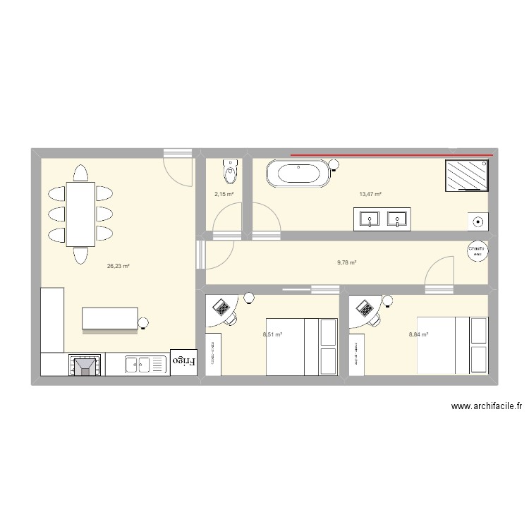 bts esf 1. Plan de 0 pièce et 0 m2