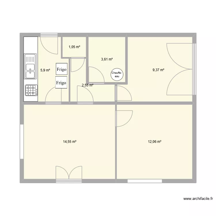 Lacanau_original. Plan de 7 et 49 m² Lacanau_original. Plan de 7 et 49 m²
