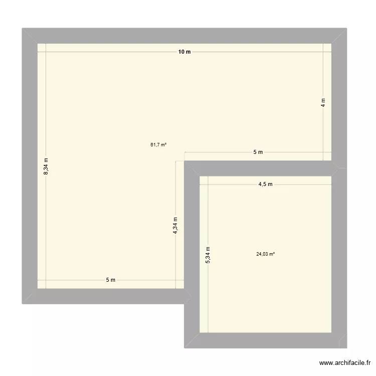 Asques1. Plan de 2  et 86 m²