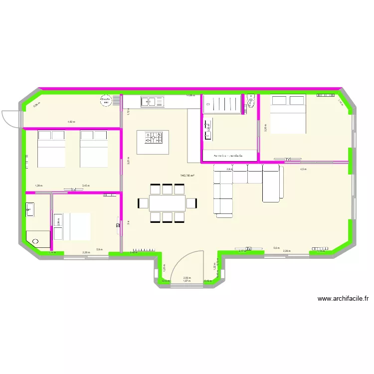 willy cote definitive. Plan de 1 et 140 m² willy cote definitive. Plan de 1 et 140 m²