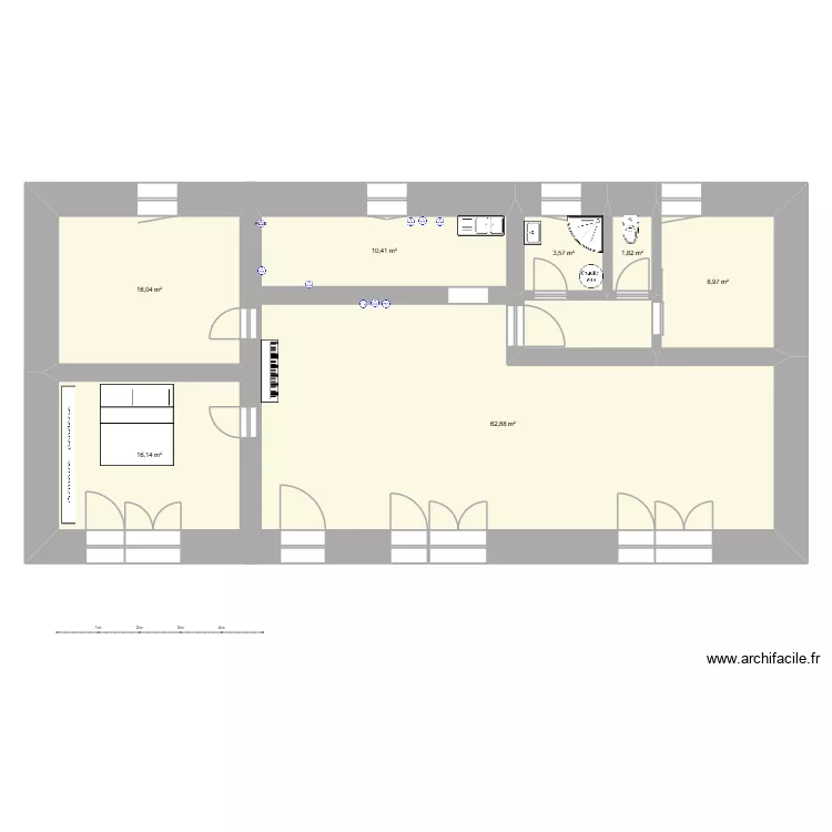 Gouats. Plan de 7 et 120 m² Gouats. Plan de 7 et 120 m²