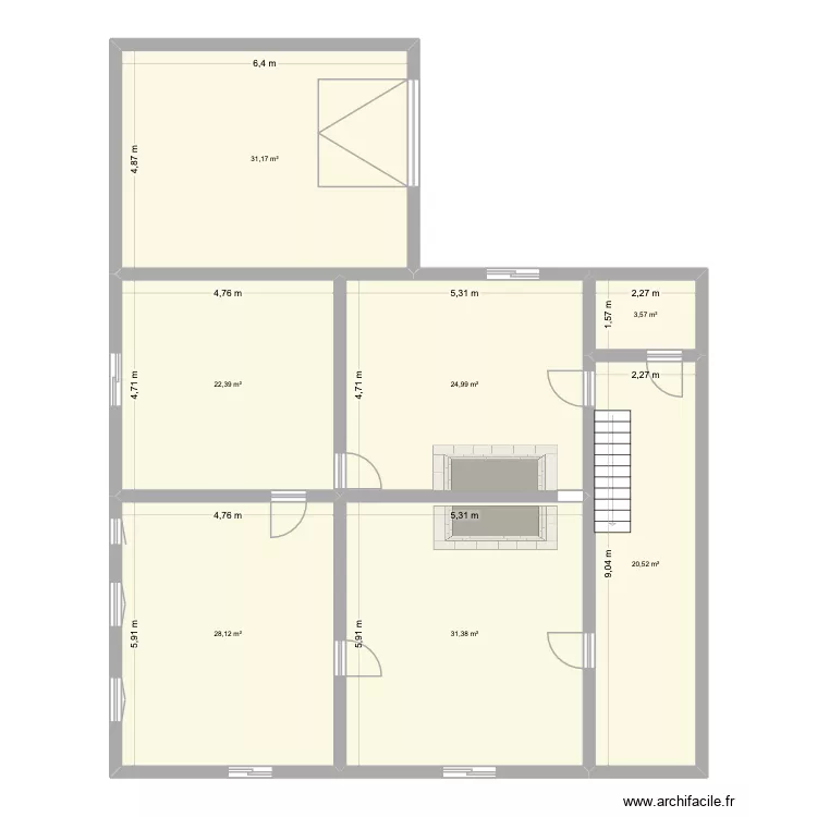 st no 1. Plan de 7 et 162 m² st no 1. Plan de 7 et 162 m²