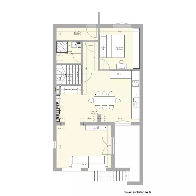 Tremblay rdc2. Plan de 
