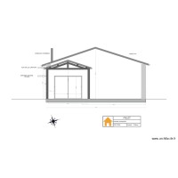 PLAN DE COUPE AVEC PROJET BAIE V
