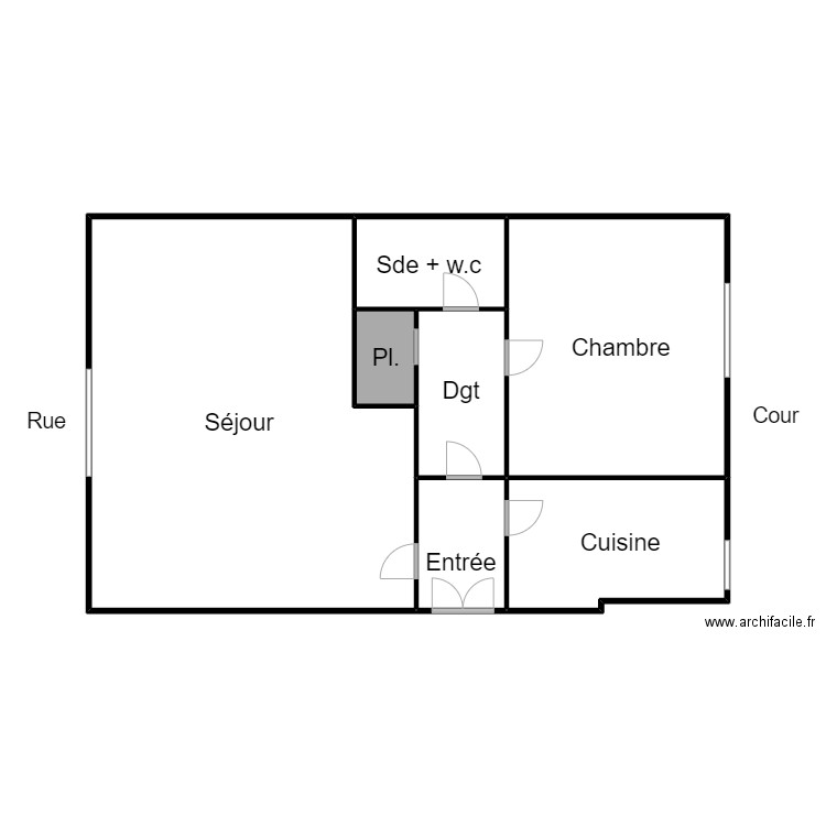 SARDOU. Plan de 0 pièce et 0 m2