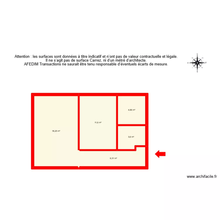 BI 34732. Plan de 8  et 68 m²