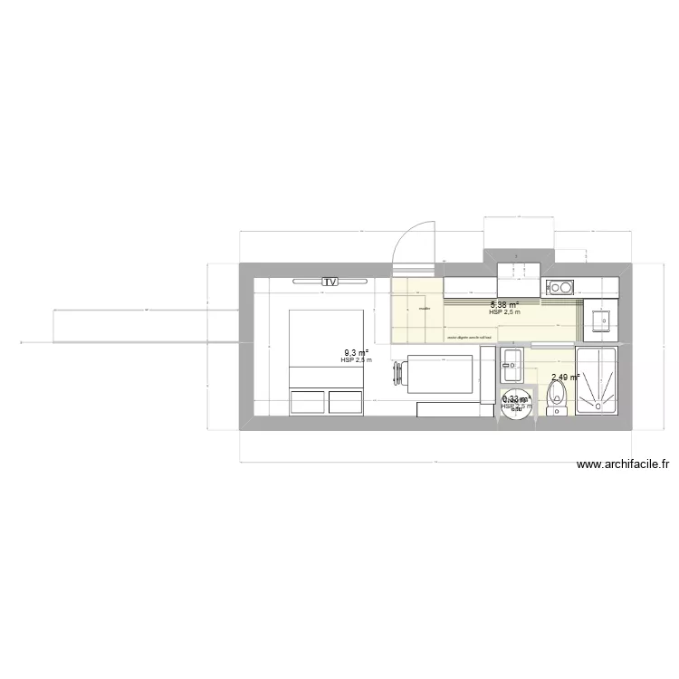 studio mathis. Plan de 