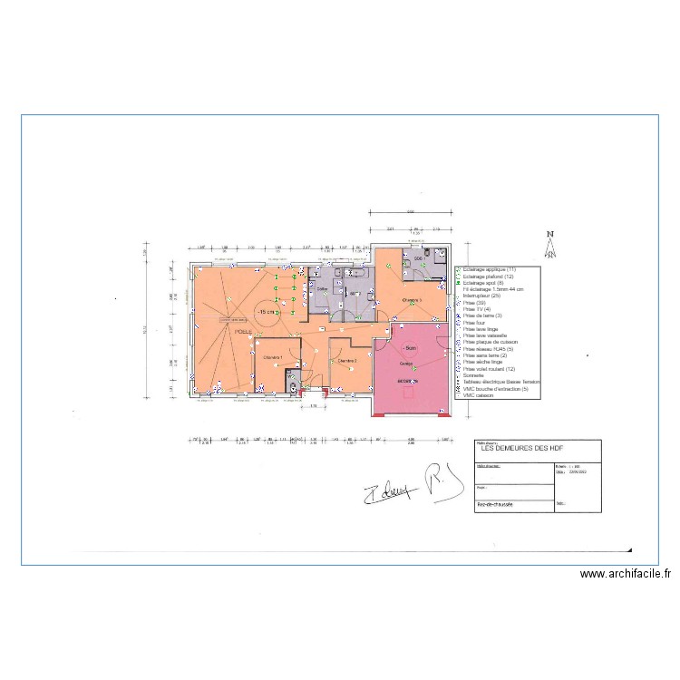 ROBIN ELECTRICITE. Plan de 0 pièce et 0 m2