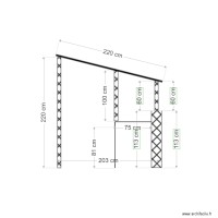 ABRI CUISINE ETE - vue coté