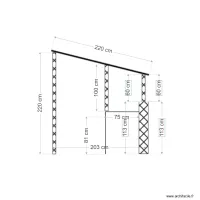 ABRI CUISINE ETE - vue cot&eacute;