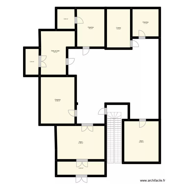 ma maison modifier. Plan de 10  et 154 m²