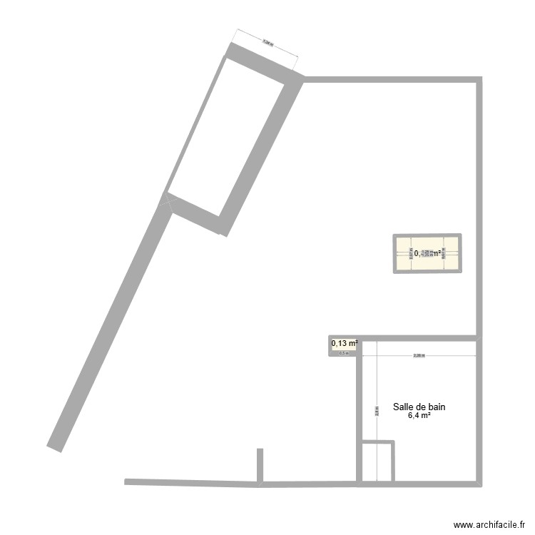 89b. Plan de 3 pièces et 7 m2