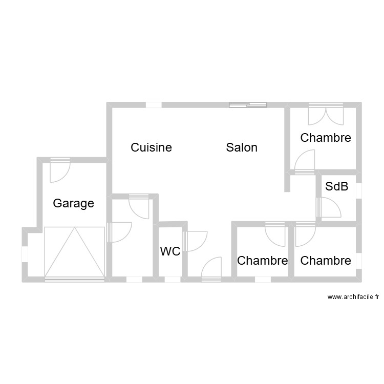 Molus_Ledeuix. Plan de 8 pièces et 75 m2