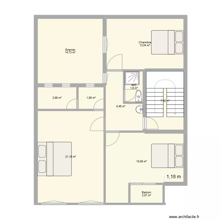 test. Plan de 10 et 86 m² test. Plan de 10 et 86 m²