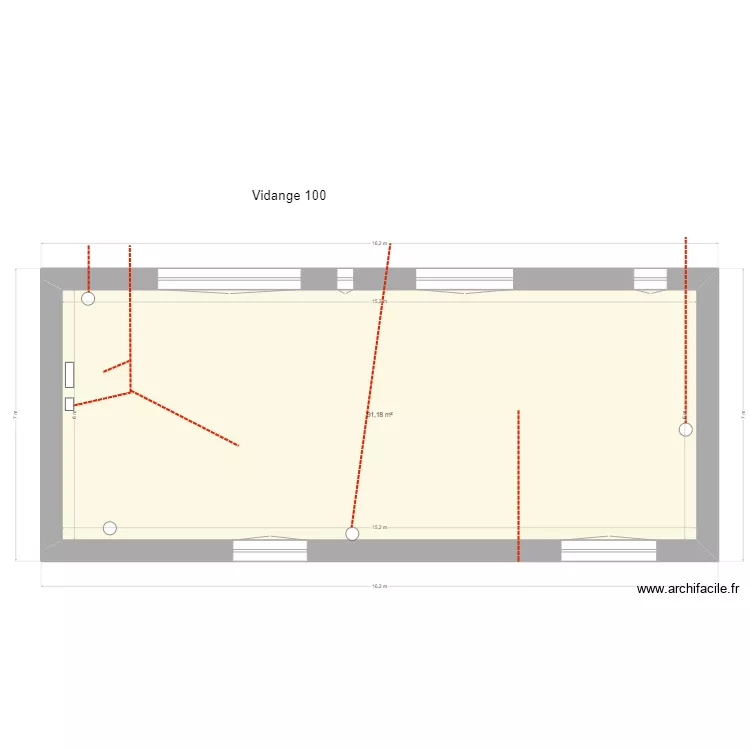 NEUVILLE RESEAUX VIDANGES. Plan de 