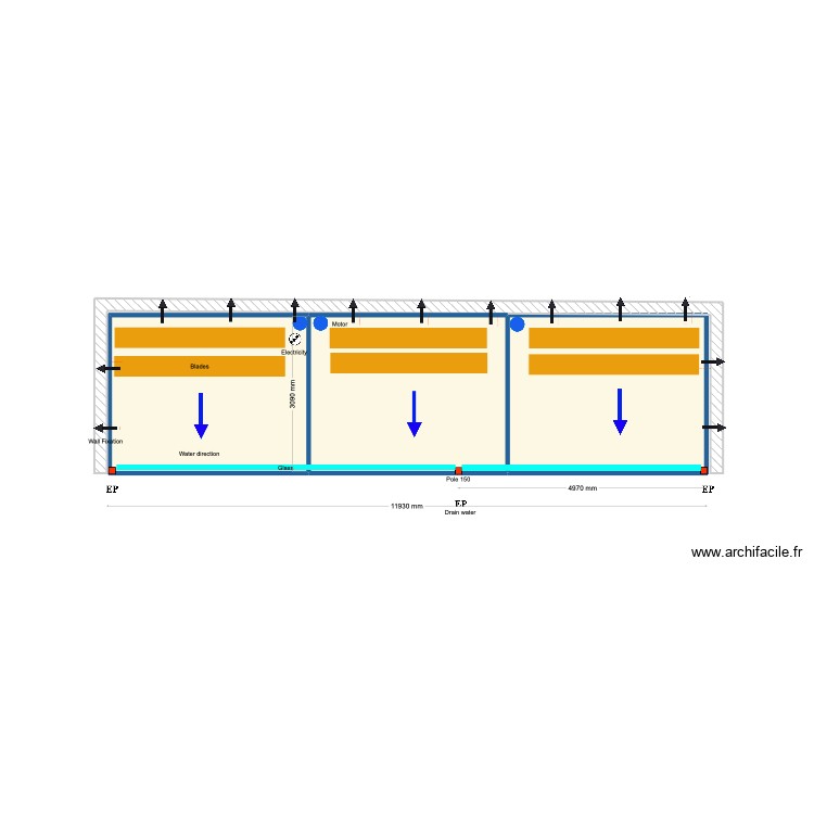 Kohn. Plan de 0 pièce et 0 m2