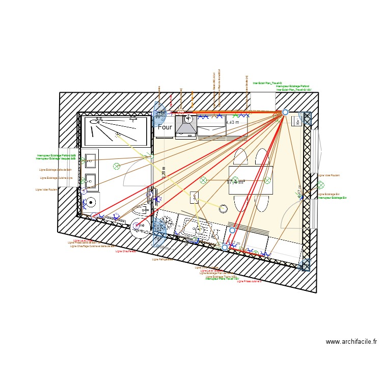 Cuisine_Murs_Iso_SdB_Cuis-Gch_Elec_Plomb_VMC-3enCours. Plan de 0 pièce et 0 m2
