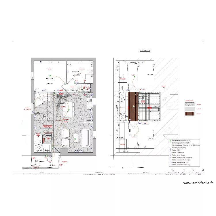 VERNEUIL LOT 3 ELEC. Plan de 