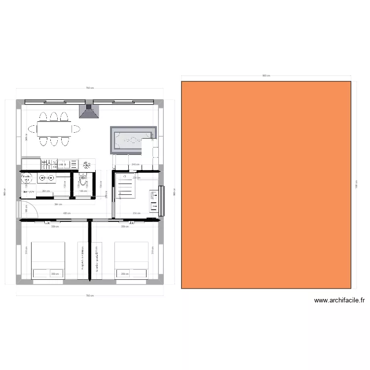 ETANG HOERDT. Plan de 