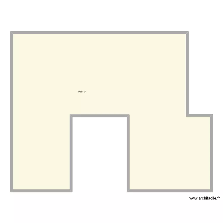 AUBRY. Plan de 1  et 180 m²