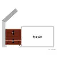 plan carport double pente