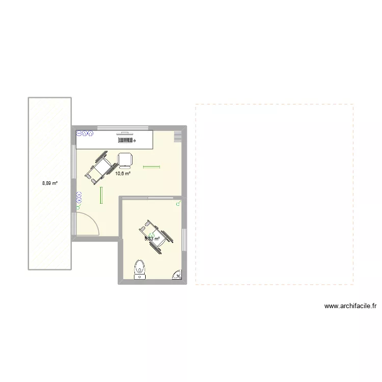 college le ruisseau. Plan de 3 et 25 m² college le ruisseau. Plan de 3 et 25 m²