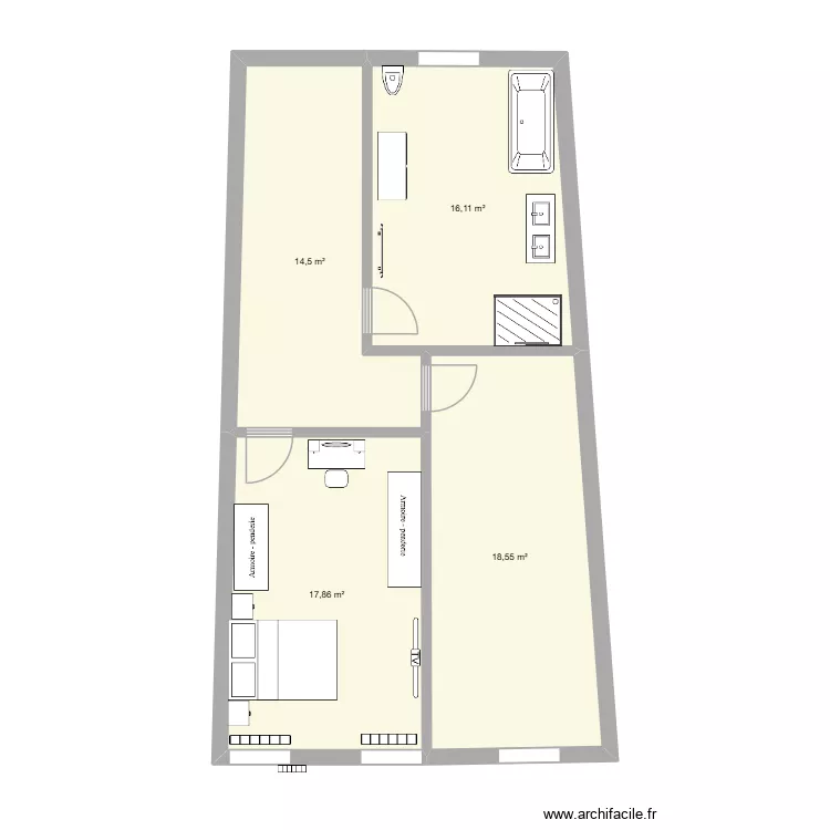 étage. Plan de 4 et 67 m² étage. Plan de 4 et 67 m²