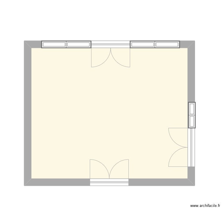 stage. Plan de 1 pièce et 27 m2