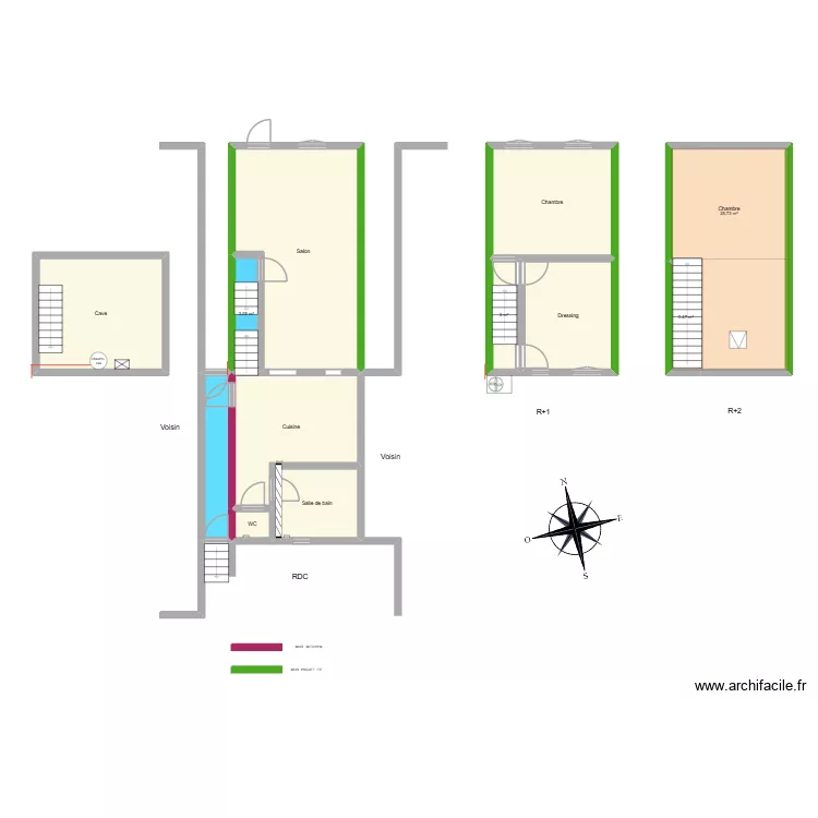 LACHAAB aps3. Plan de 12 Pièces et 133 m² LACHAAB aps3. Plan de 12 Pièces et 133 m²