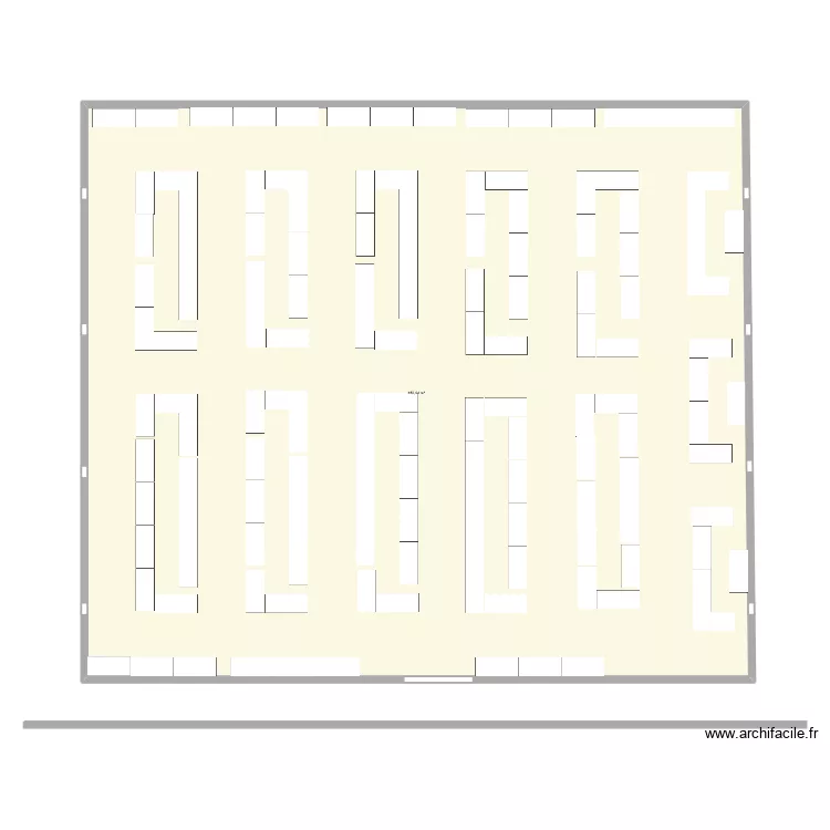 BOULODROME 01. Plan de 1 et 653 m² BOULODROME 01. Plan de 1 et 653 m²