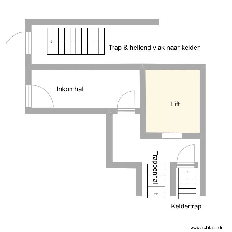 Nemrod - inkomhal GD. Plan de 