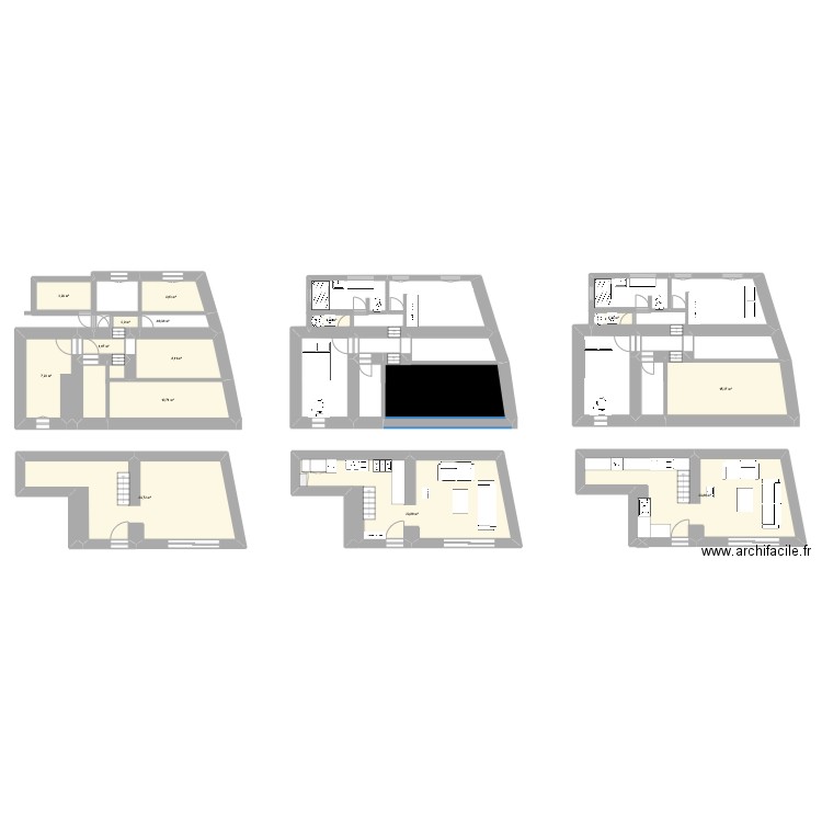 Leonard. Plan de 15 pièces et 163 m2