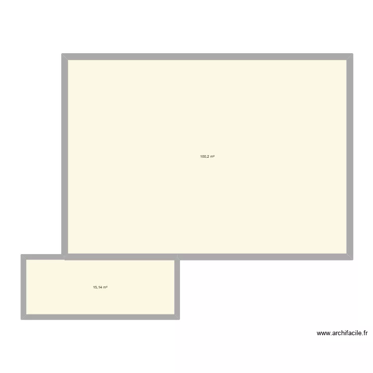 pavillard. Plan de 9  et 227 m²