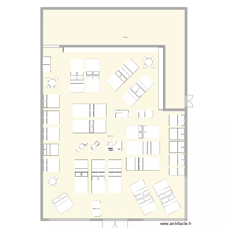 Projet extension 1.2.3 SOMMEIL HERBLAY. Plan de 2 pièces et 419 m²