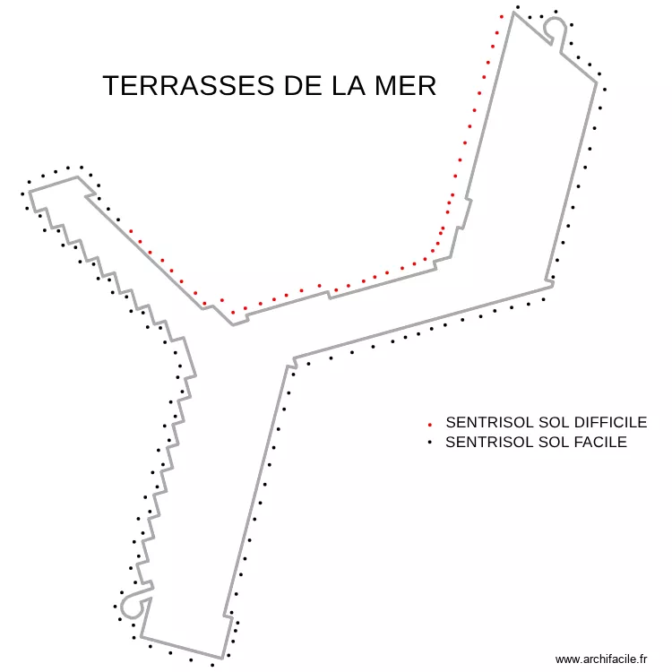 TERRASSES DE LA MER. Plan de 