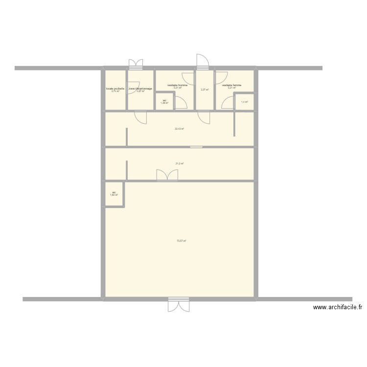 plan 1 . Plan de 0 pièce et 0 m2