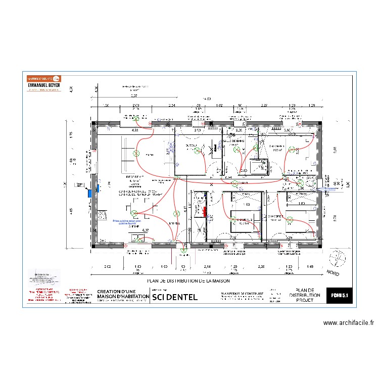 SCI DENTEL. Plan de 0 pièce et 0 m2