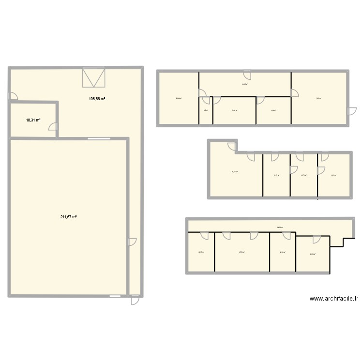 plan woippy. Plan de 18 pièces et 618 m2