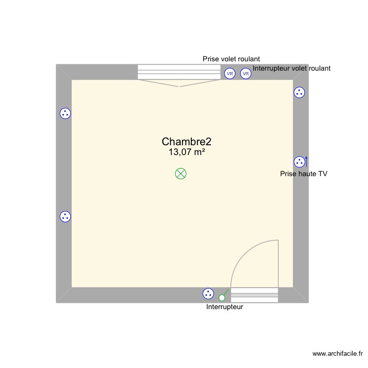 Chambre 2. Plan de 0 pièce et 0 m2
