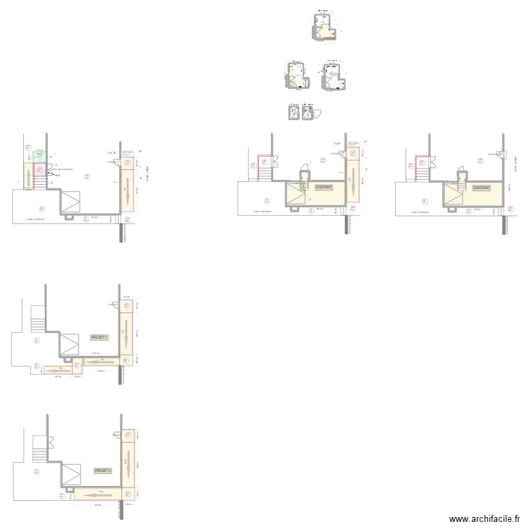 dossier HERNANDEZ. Plan de 6 pièces et 10 m2