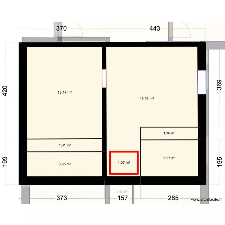 Vendays plan original. Plan de 