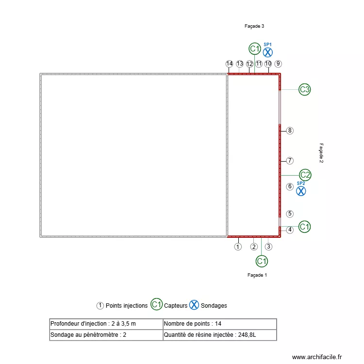 ANCKAER. Plan de 2  et 70 m²