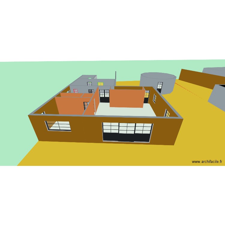 Projet SJDJ V2.0. Plan de 12 pièces et 337 m2
