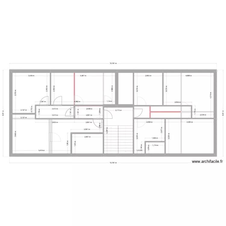 christophe 2 eme logement. Plan de 