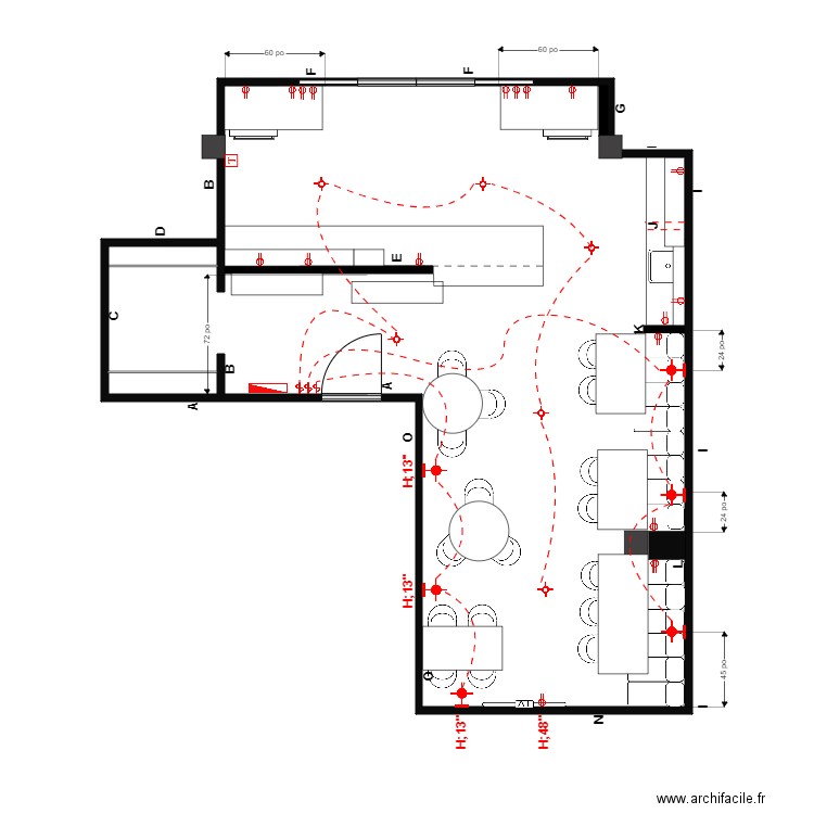 bertrand cuisineÉlectrique. Plan de 0 pièce et 0 m2