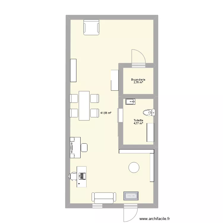 plan de enola institut &eacute;tage. Plan de 3  et 49 m²