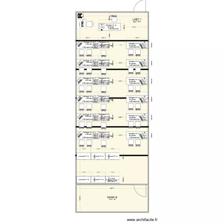 Labo 1 (TP) Vdef2. Plan de 2 et 99 m² Labo 1 (TP) Vdef2. Plan de 2 et 99 m²