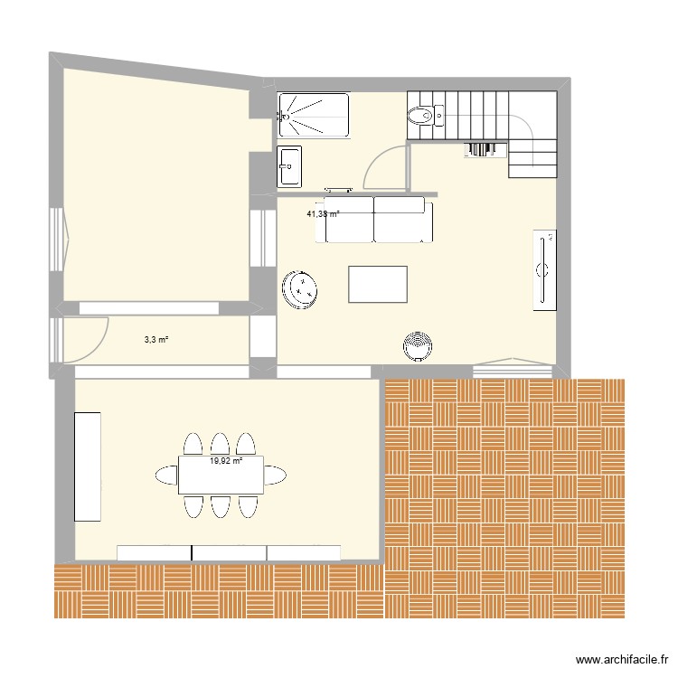 Projet Desbois - Projet. Plan de 0 pièce et 0 m2