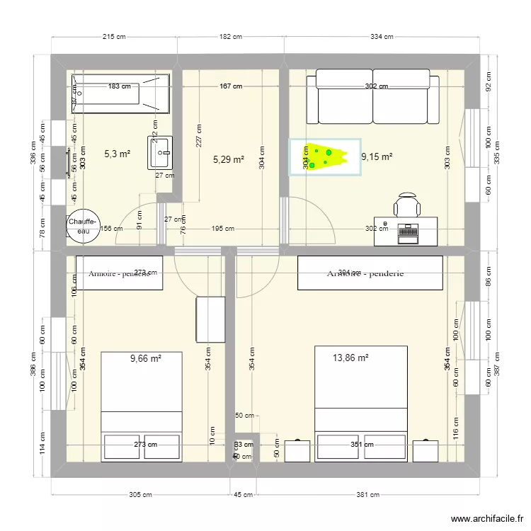 Lambersart niveau1. Plan de 